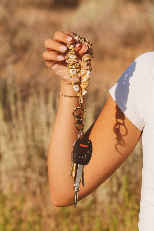 Autumnal Mustard Keychain