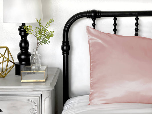 Satin Pillowcase - Rose Gold