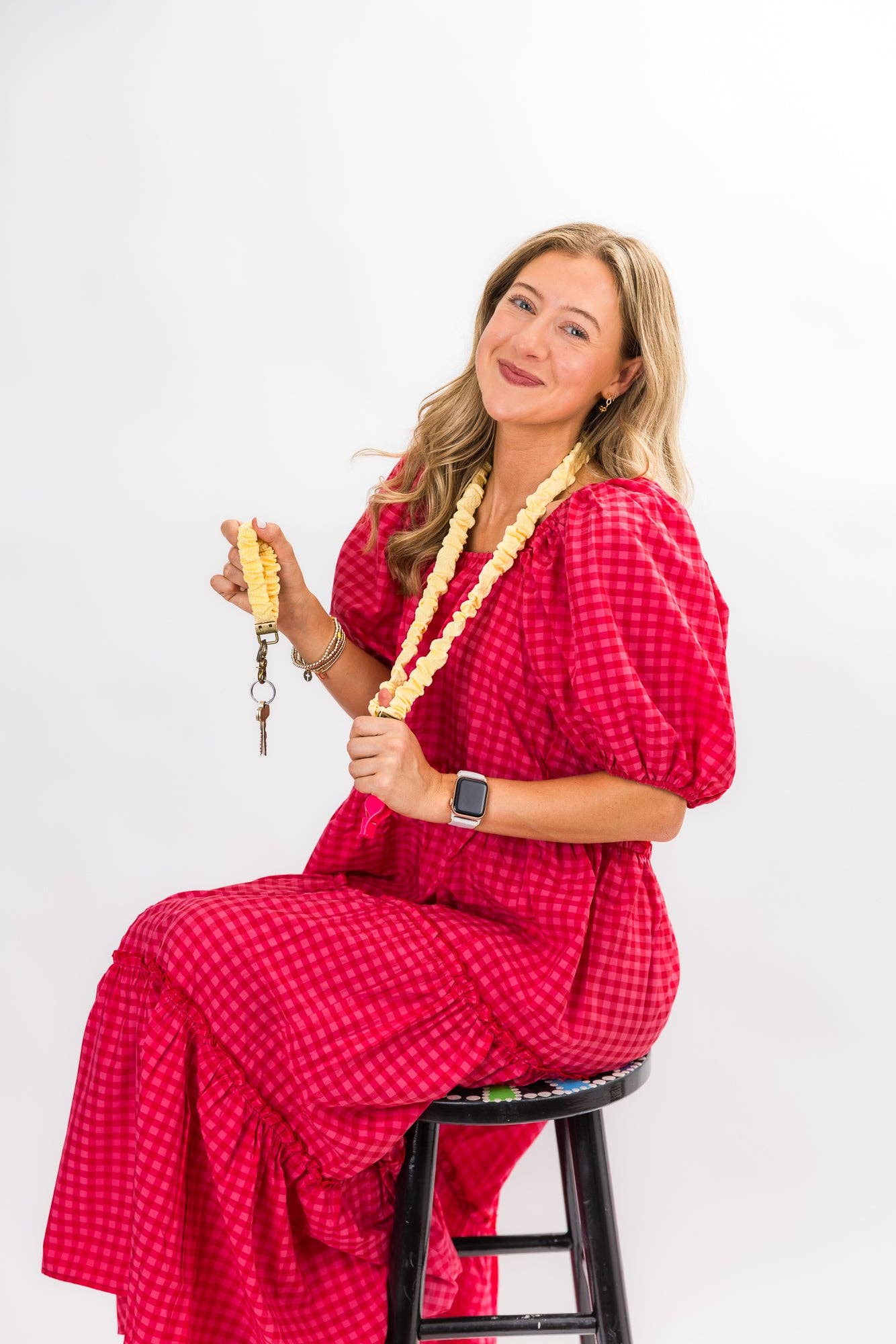 Andi x Katie Lynn Butter Yellow Lanyard