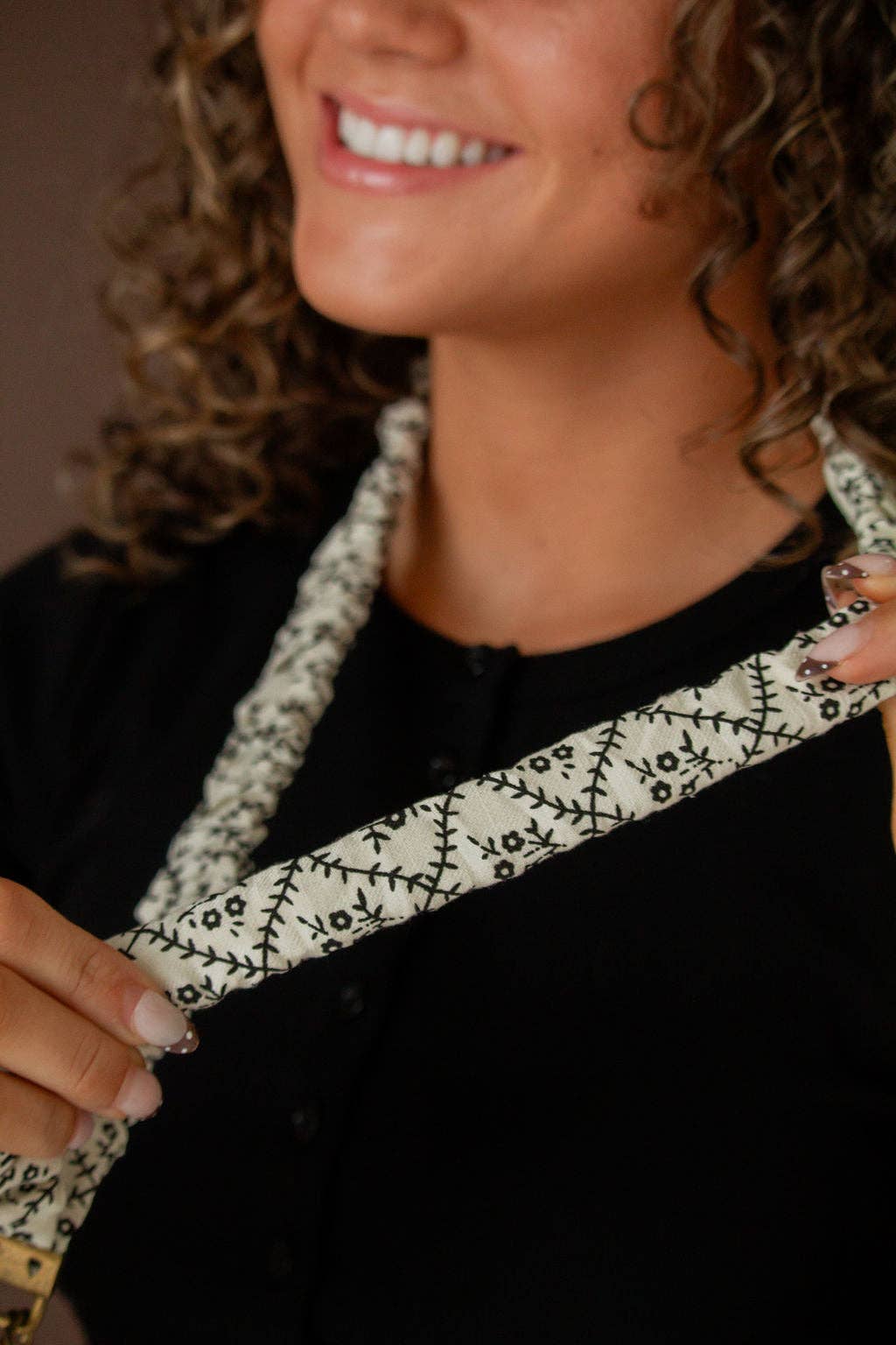 Ebony and Ivory Lanyard