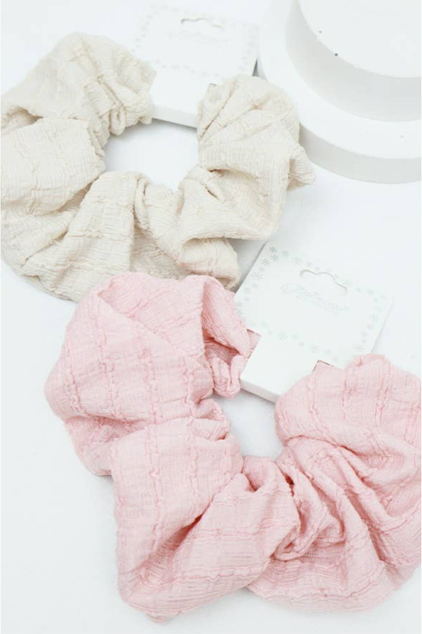 Textured Scrunchies