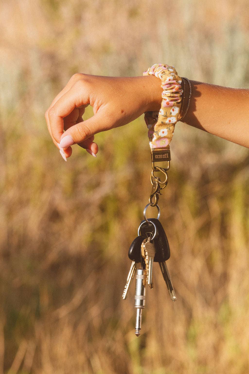 Autumnal Mustard Keychain