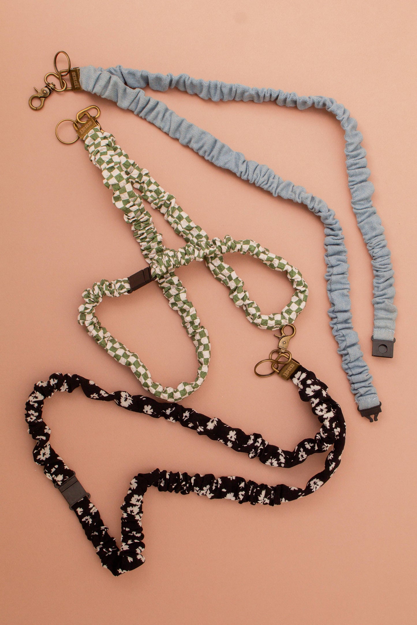 Breakaway Scrunchie Lanyard: No Worries