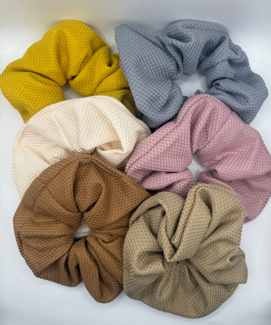 Waffle Scrunchies