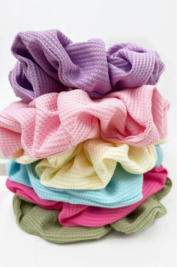 Waffle Scrunchies