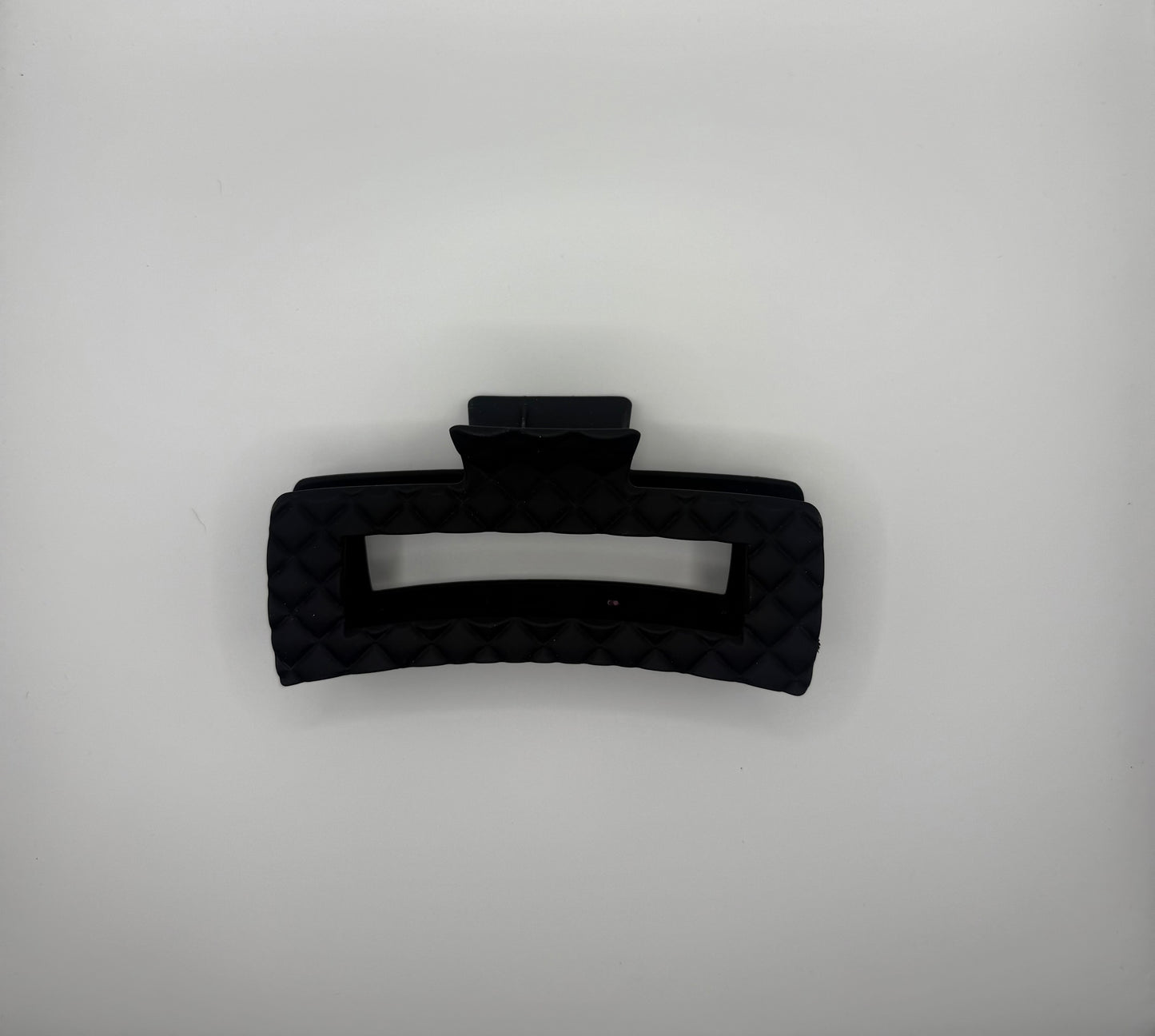 Embossed Matte Jumbo Cut Out Rectangle Hair Claw Clip