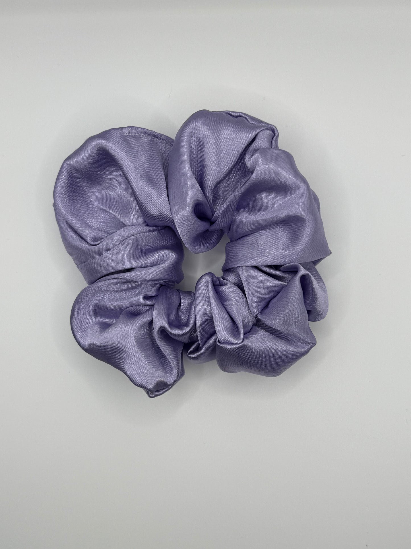 Light Purple Satin Scrunchie