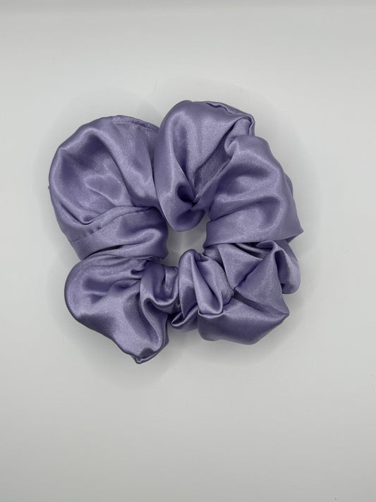 Light Purple Satin Scrunchie