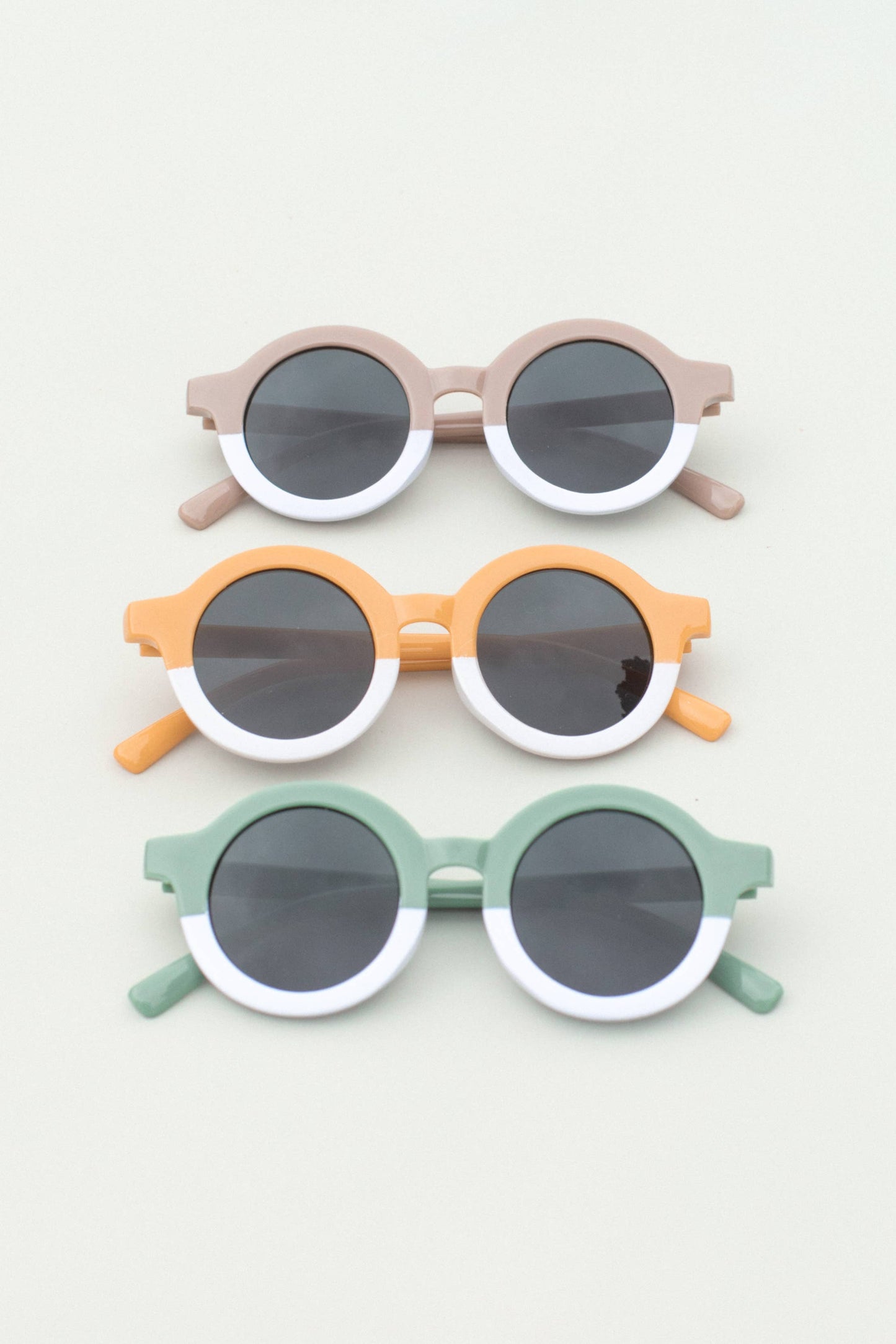 Toddler 2 Tone Round Sunglasses