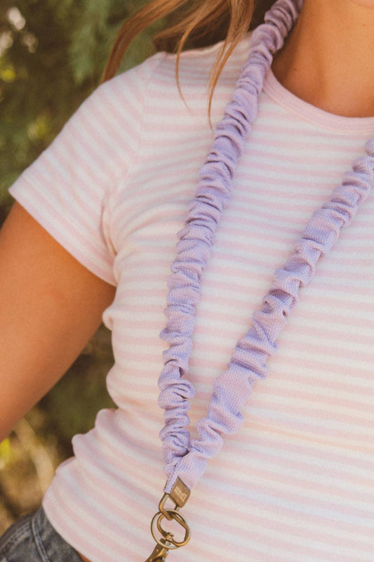 Chunky Purple Lanyard: Light Purple